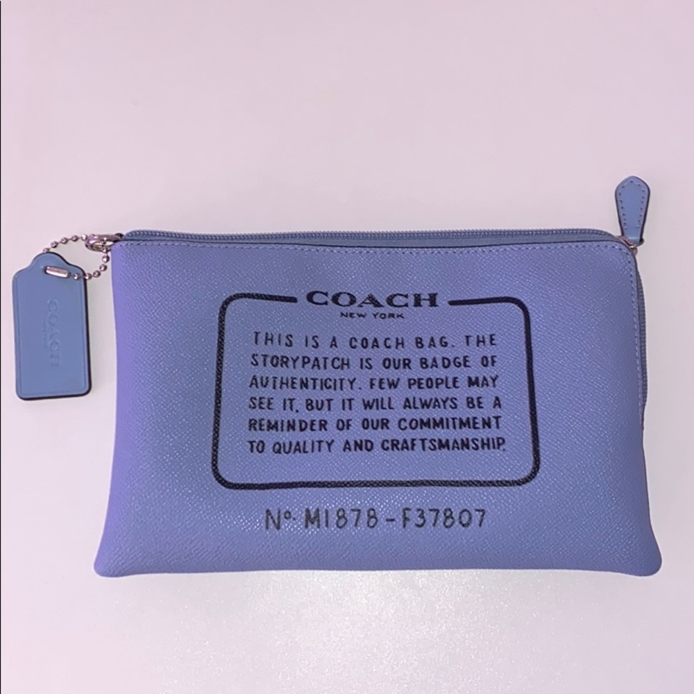 Beautiful baby blue brand new COACH bag